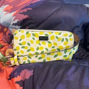 NWT kate spade Genuine Leather Belt Bag Lemon Print Top Zip Small/Medium